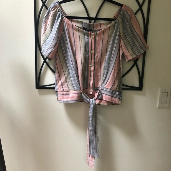 Drew Pastel Rainbow stripe shirt - Picture 1 of 4